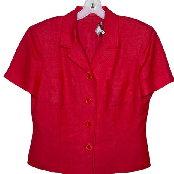 Vintage Maggy London Red Skirt‎ Set - Picture 2 of 10